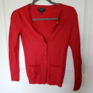 Banana Republic Button-down Cardigan Red